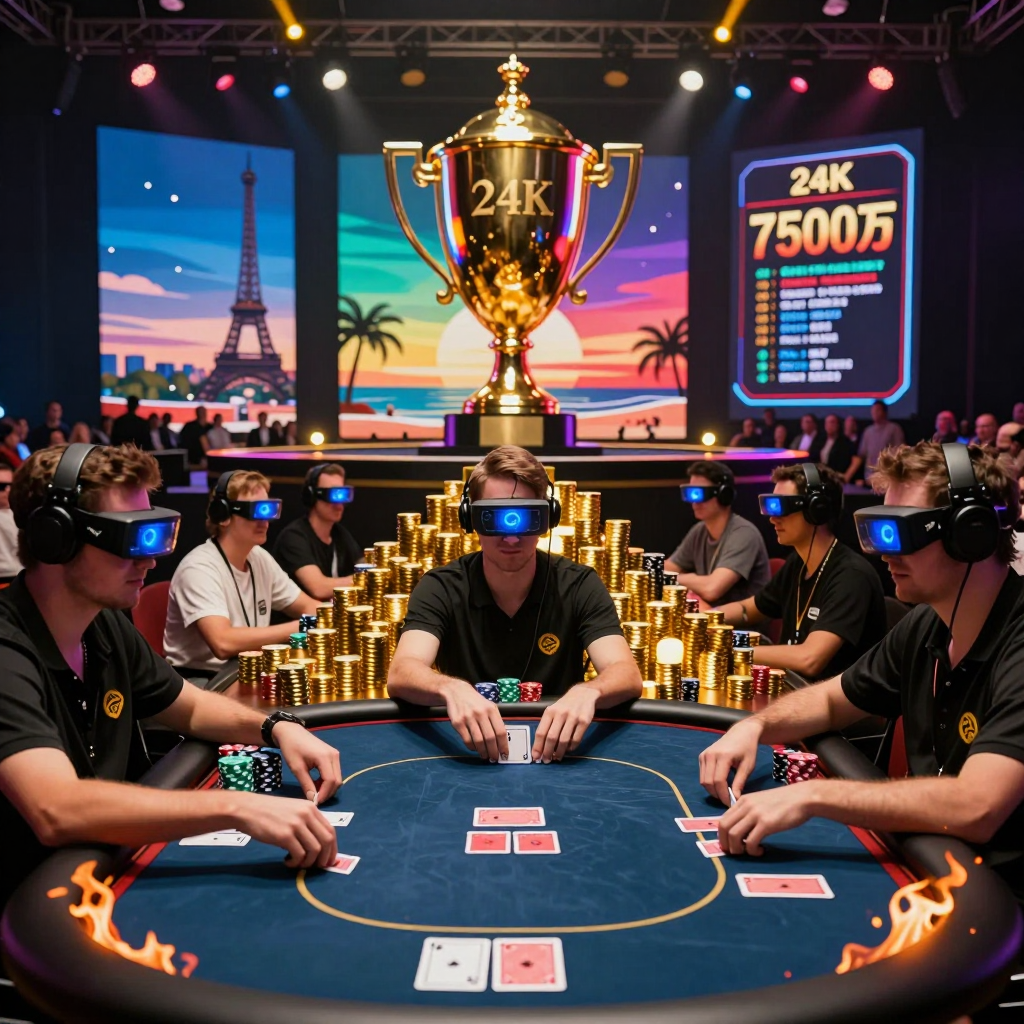 线上扑克平台2024：从$75百万奖金池到$1百万买进，扑克界的“奥斯卡”正在改写规则